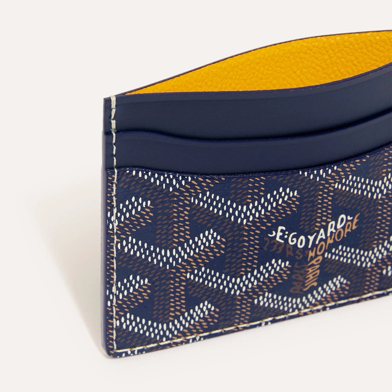 Goyard Saint Sulpice Card Holder - Navy Blue  Lisabona Streetwear