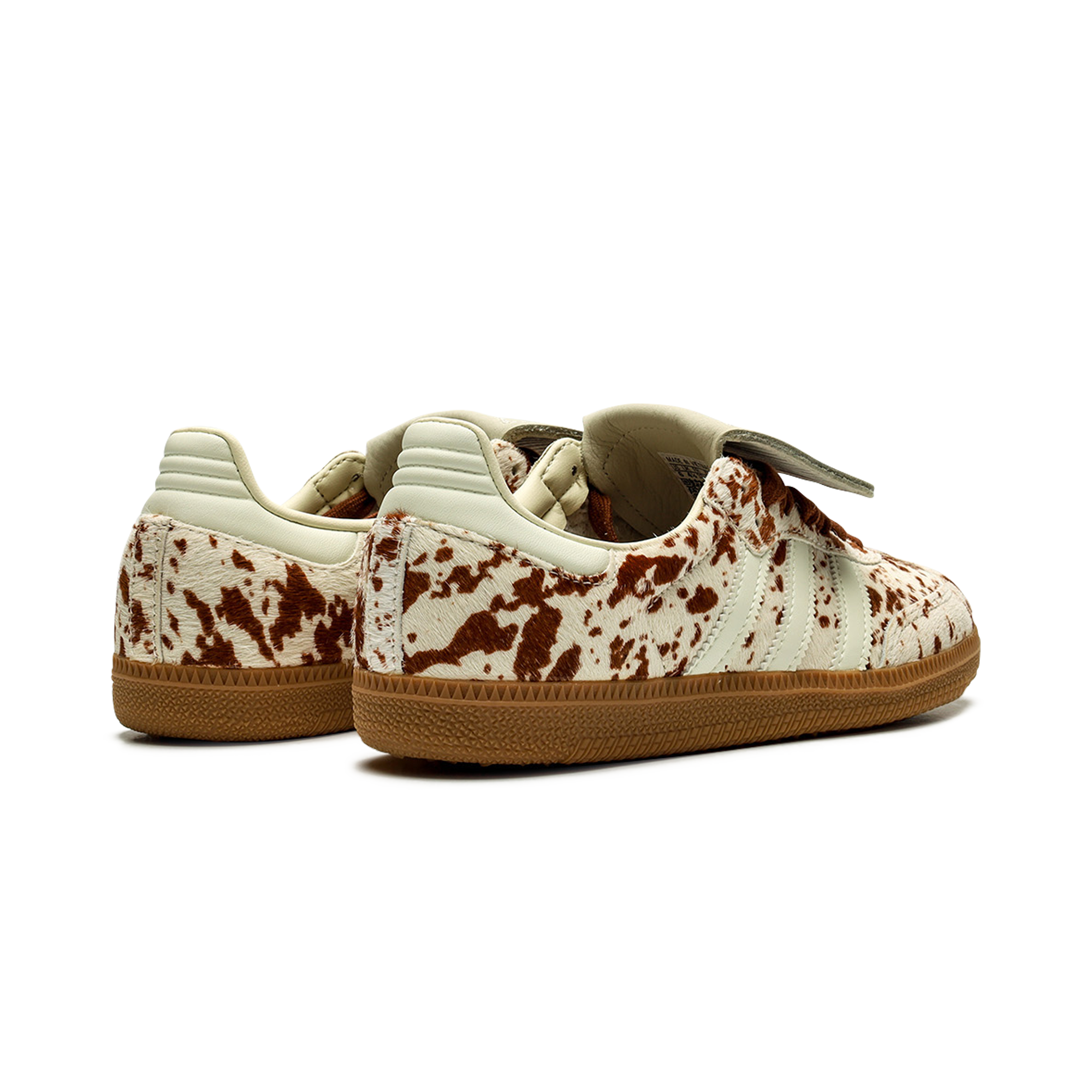 Adidas Samba LT - Cow Print Brown White