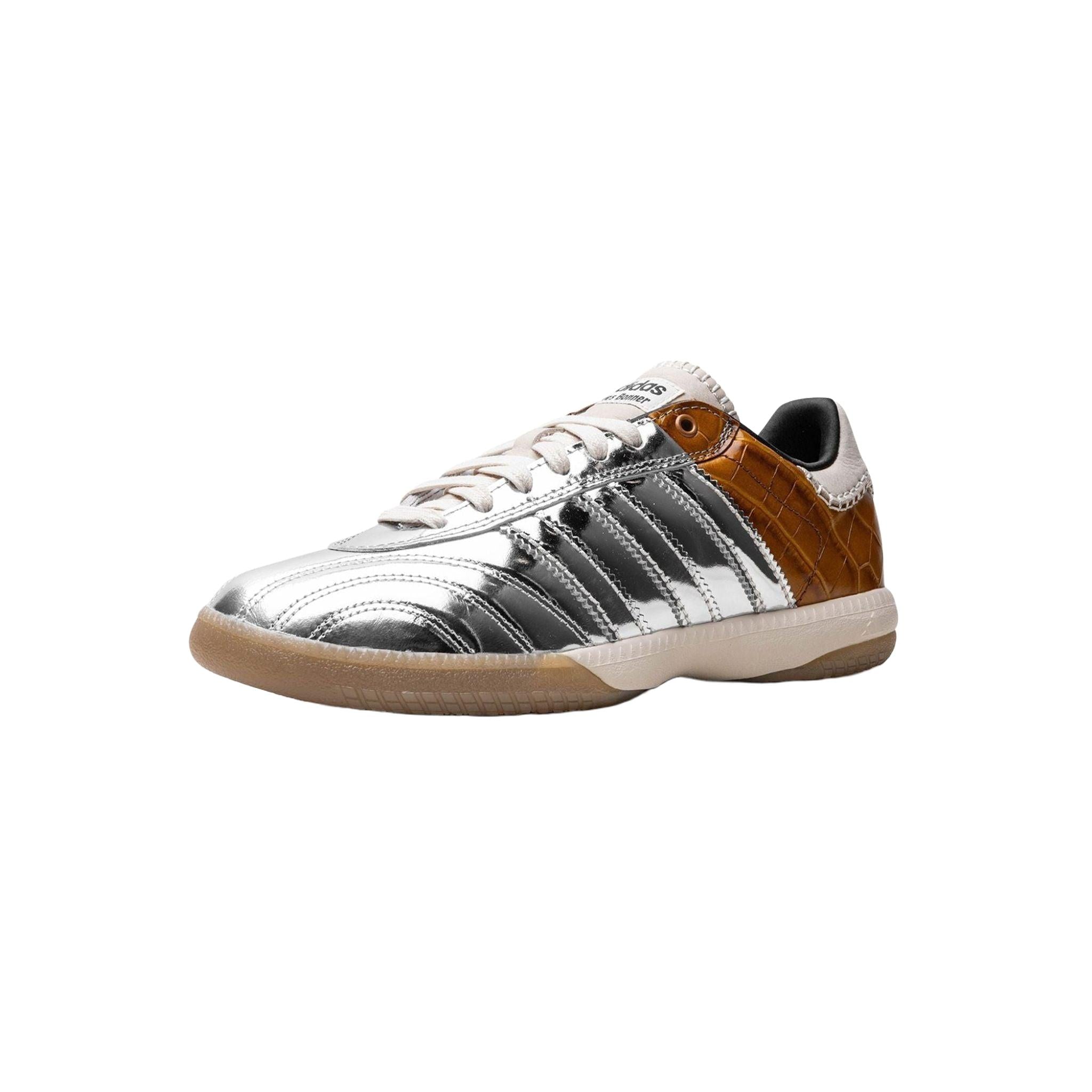 Adidas Samba Millennium x Wales Bonner - Silver Metallic Yellow Croc