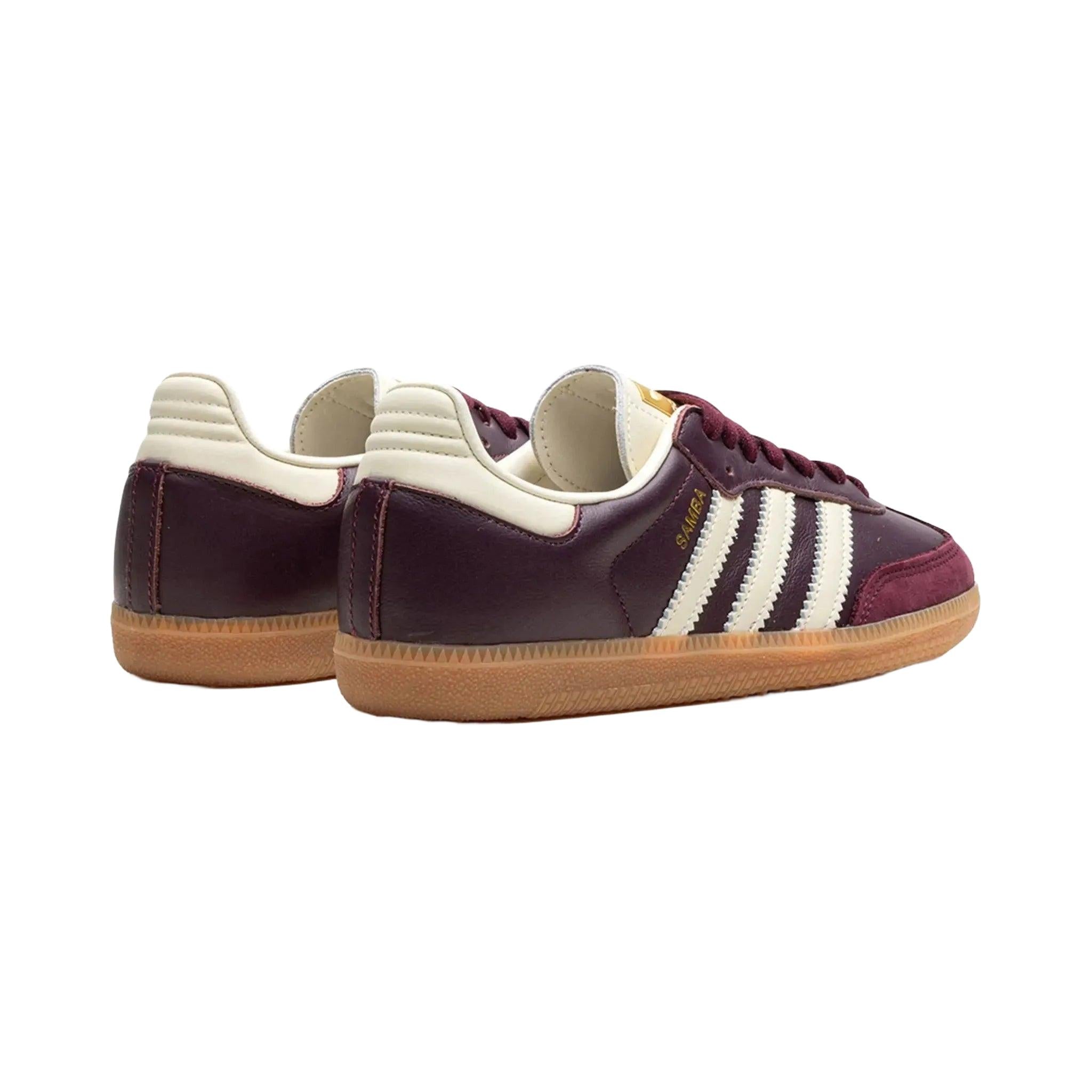 Adidas Samba OG - Maroon Gold Metallic Lisabona Streetwear Adidas Samba OG - Maroon Gold Metallic Lisabona Streetwear