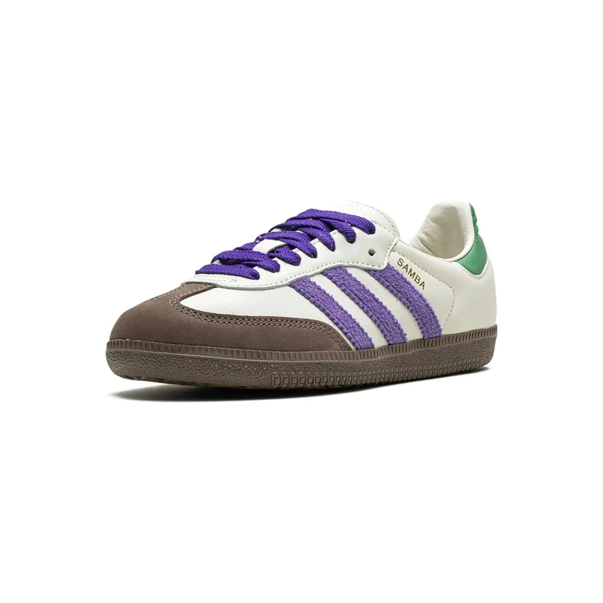 Adidas Samba OG - Off White Core Purple Green Brown
