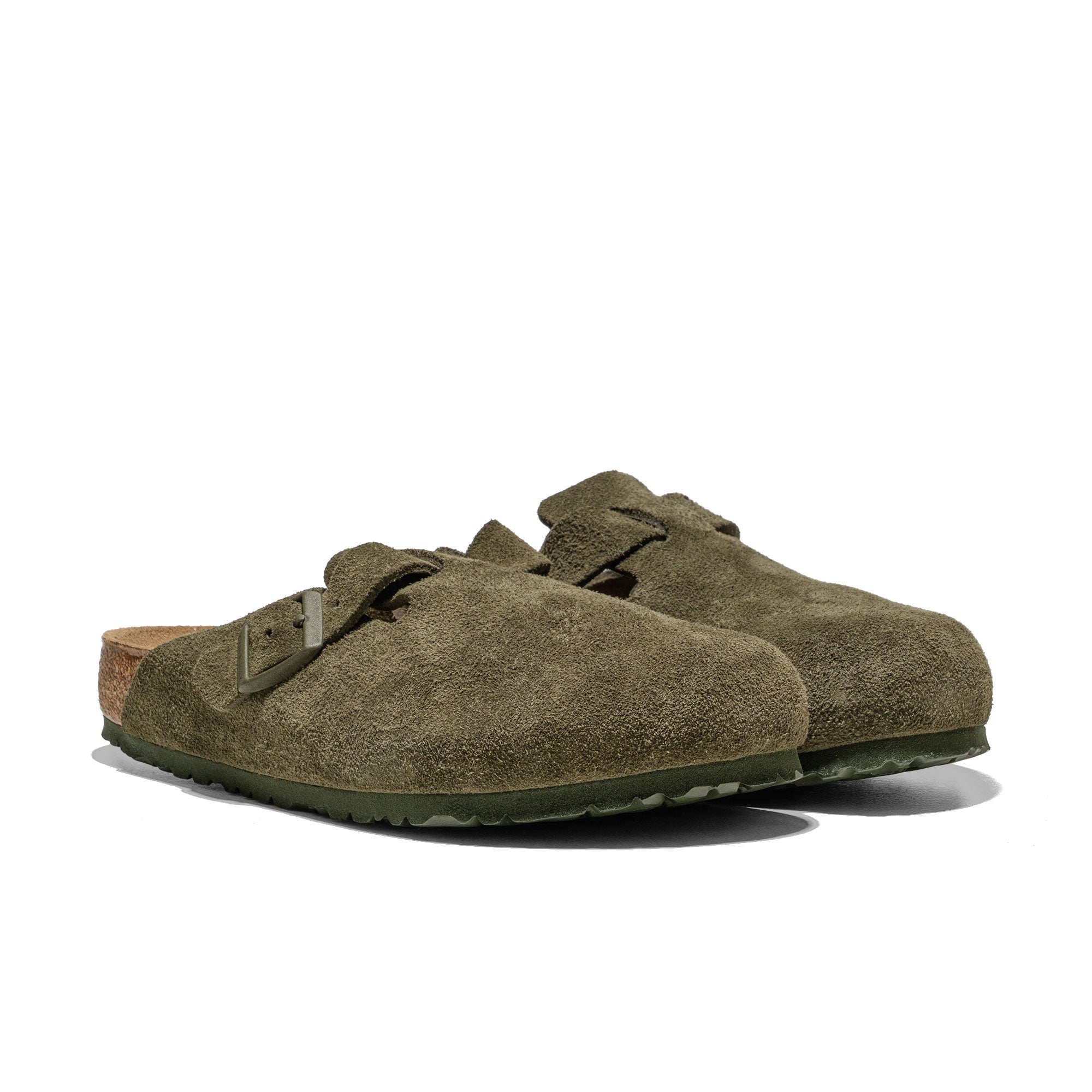 Birkenstock Boston - Suede Thyme
