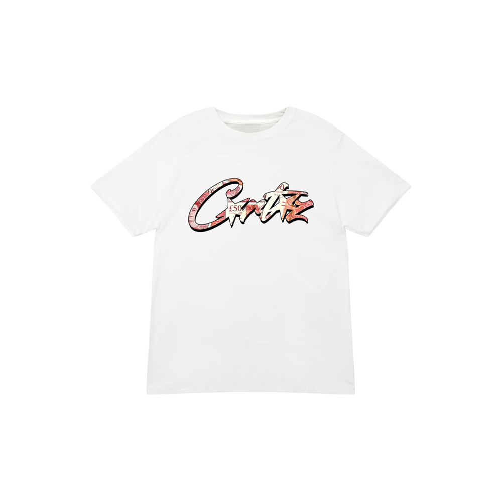 Corteiz Money On My Mind T-Shirt - White
