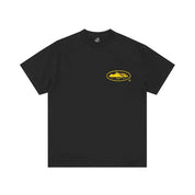 Corteiz OG Island T-Shirt - Black & Honey Yellow