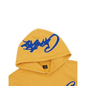 Corteiz Satin C-Star Appliqué Hoodie - Mustard Yellow (SS24)