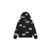 Corteiz x Denim Tears Island Wreath Zip Hoodie - Black