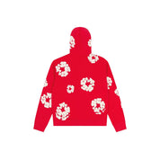 Denim Tears Cotton Wreath Zip Hoodie - Red