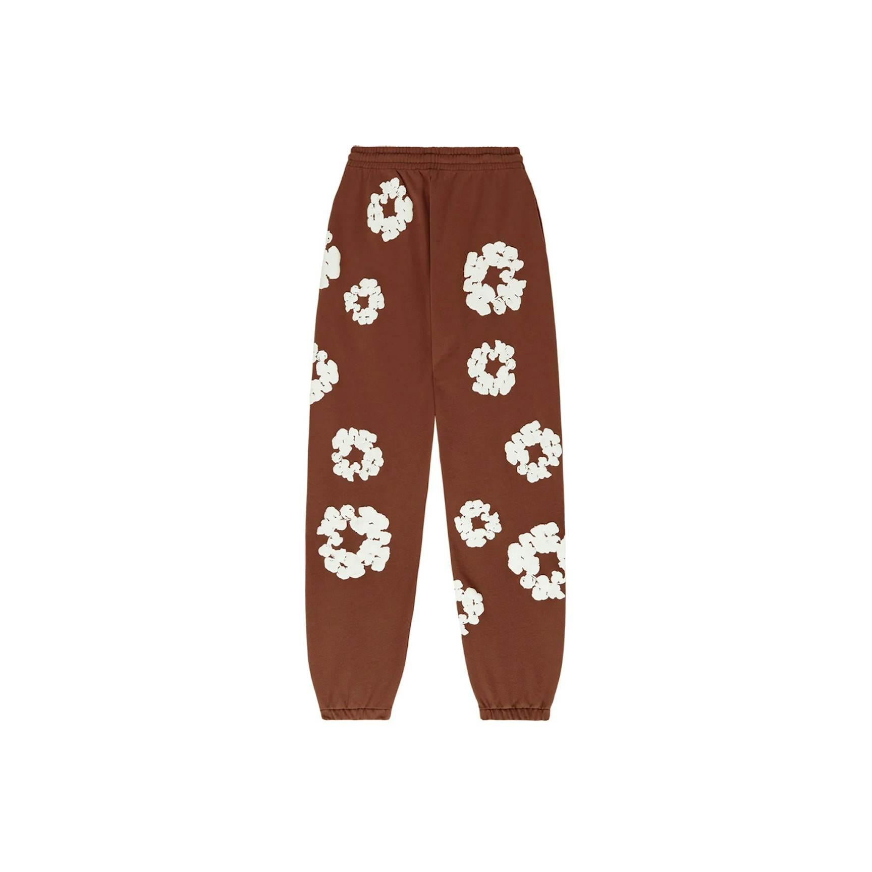 Denim Tears The Cotton Wreath Sweatpants - Brown