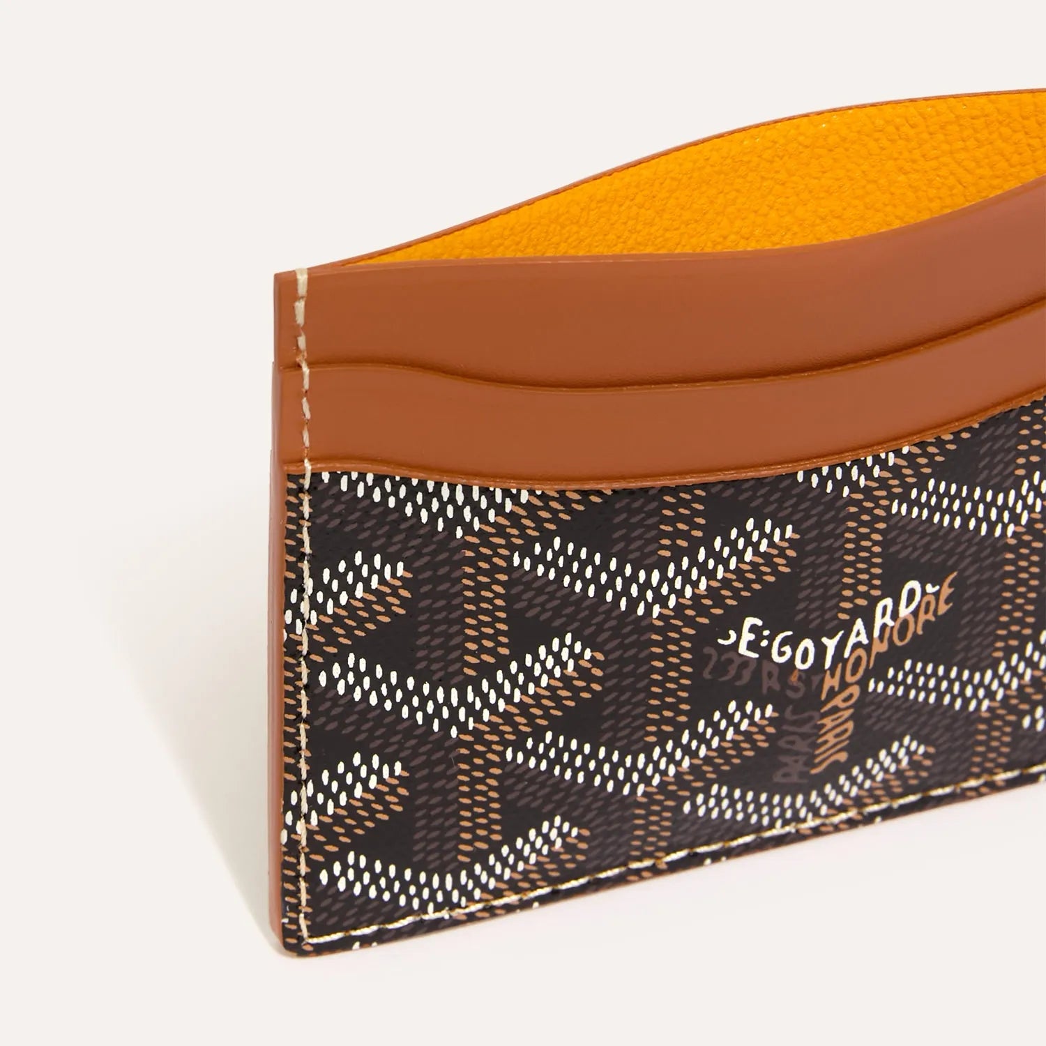 Goyard Saint Sulpice Card Holder - Black Natural