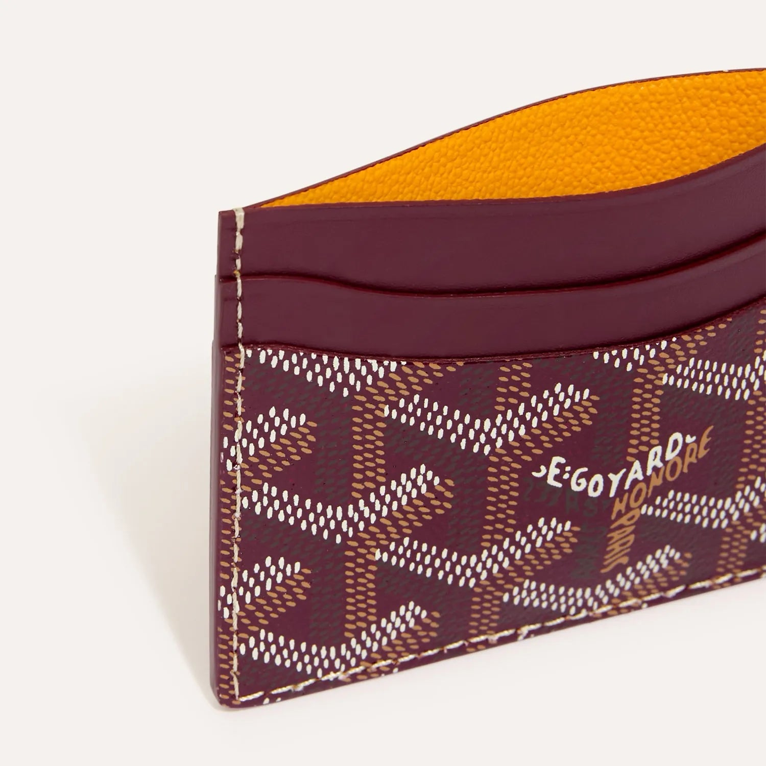 Goyard Saint Sulpice Card Holder - Bordeaux