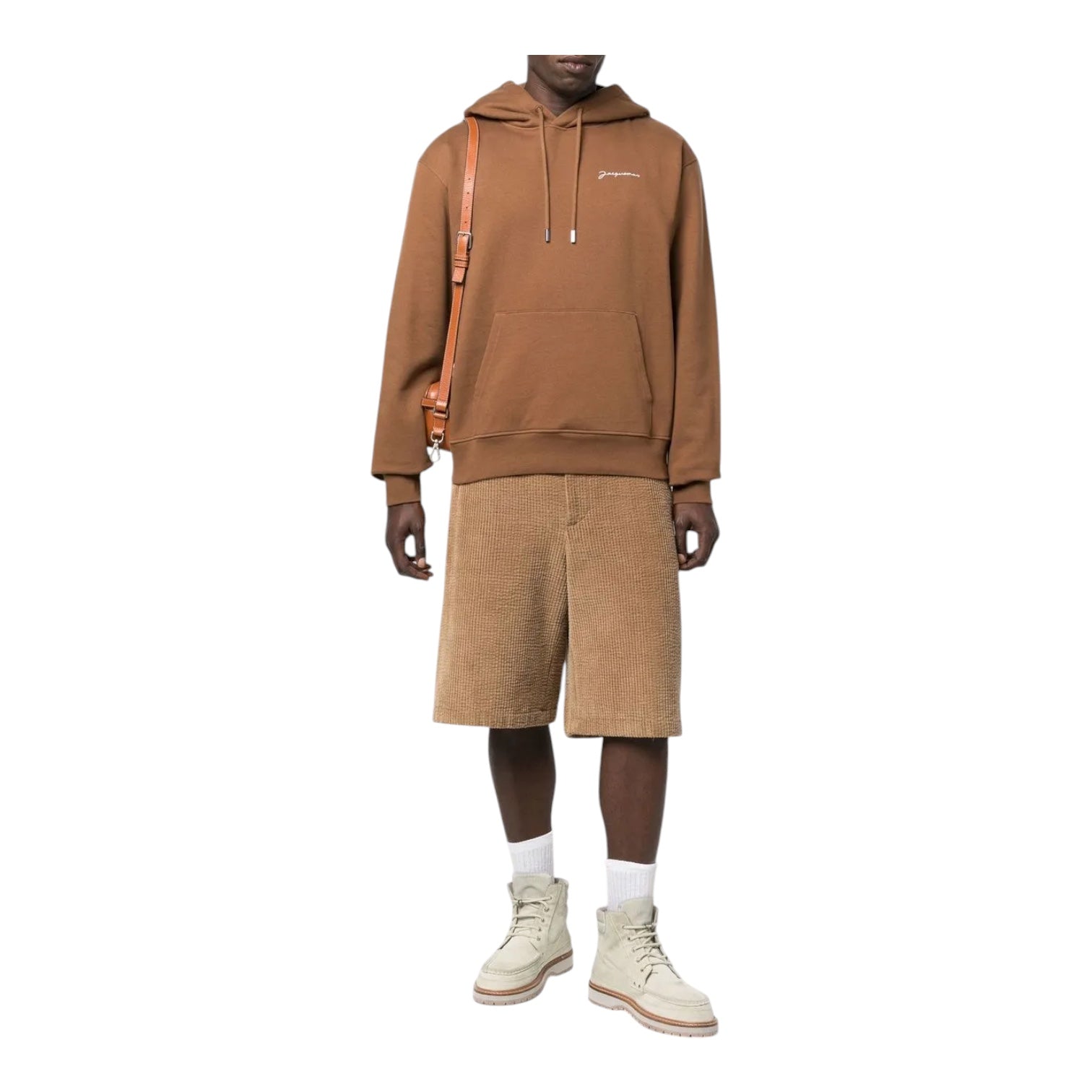 Jacquemus Le Sweatshirt Brodé Hoodie - Brown
