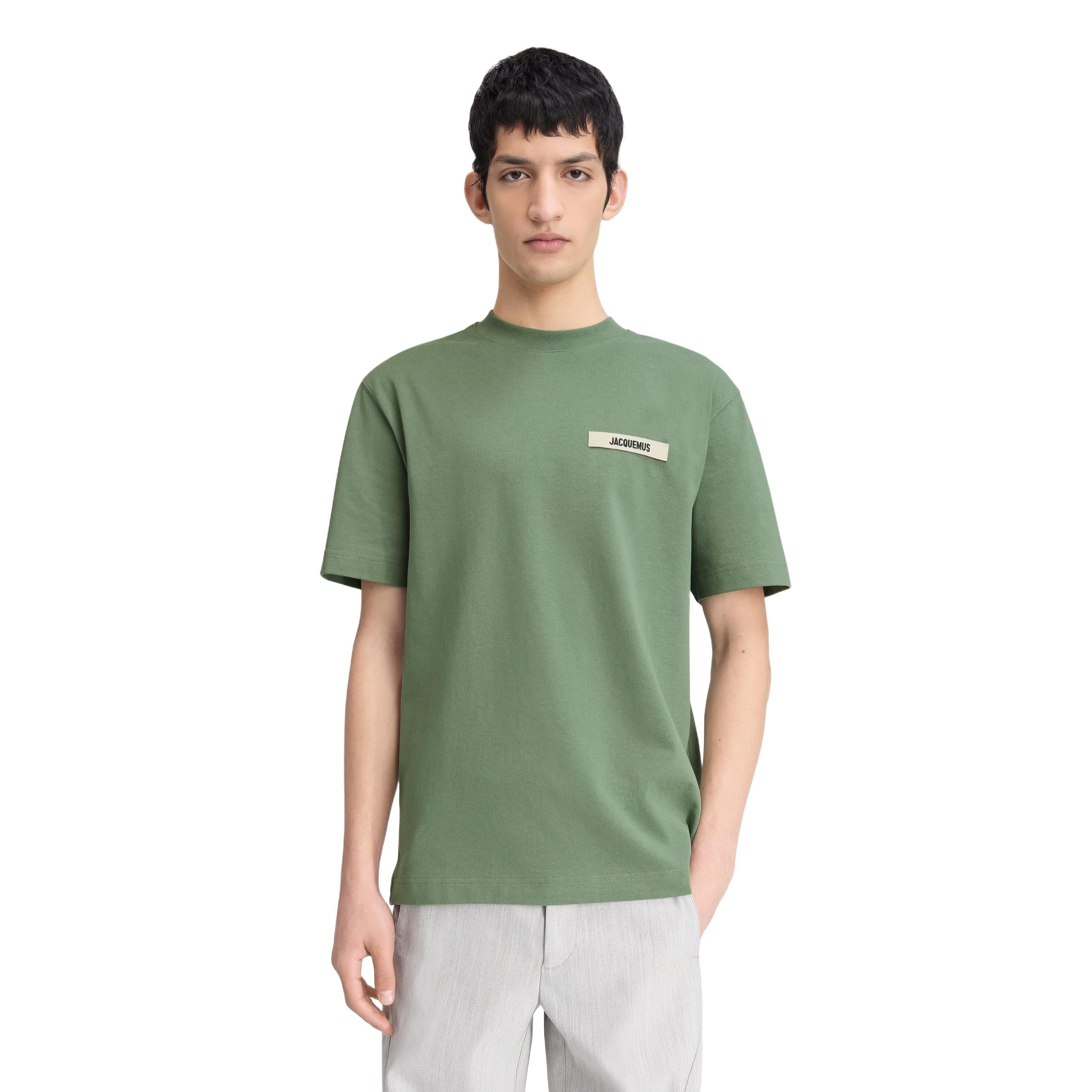 Jacquemus Le T-shirt Gros Grain - Green
