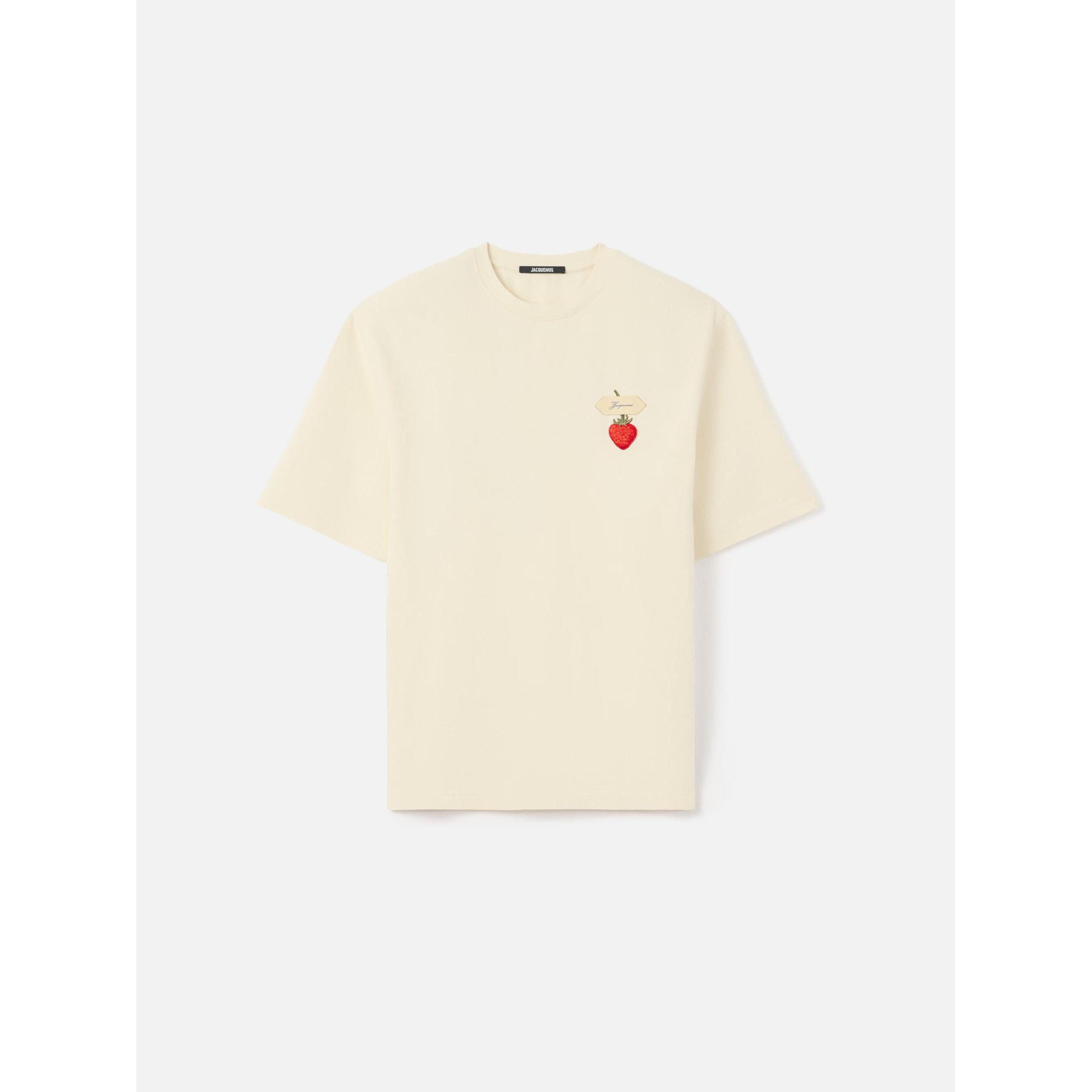 Jacquemus The Strawberry T-Shirt - Beige