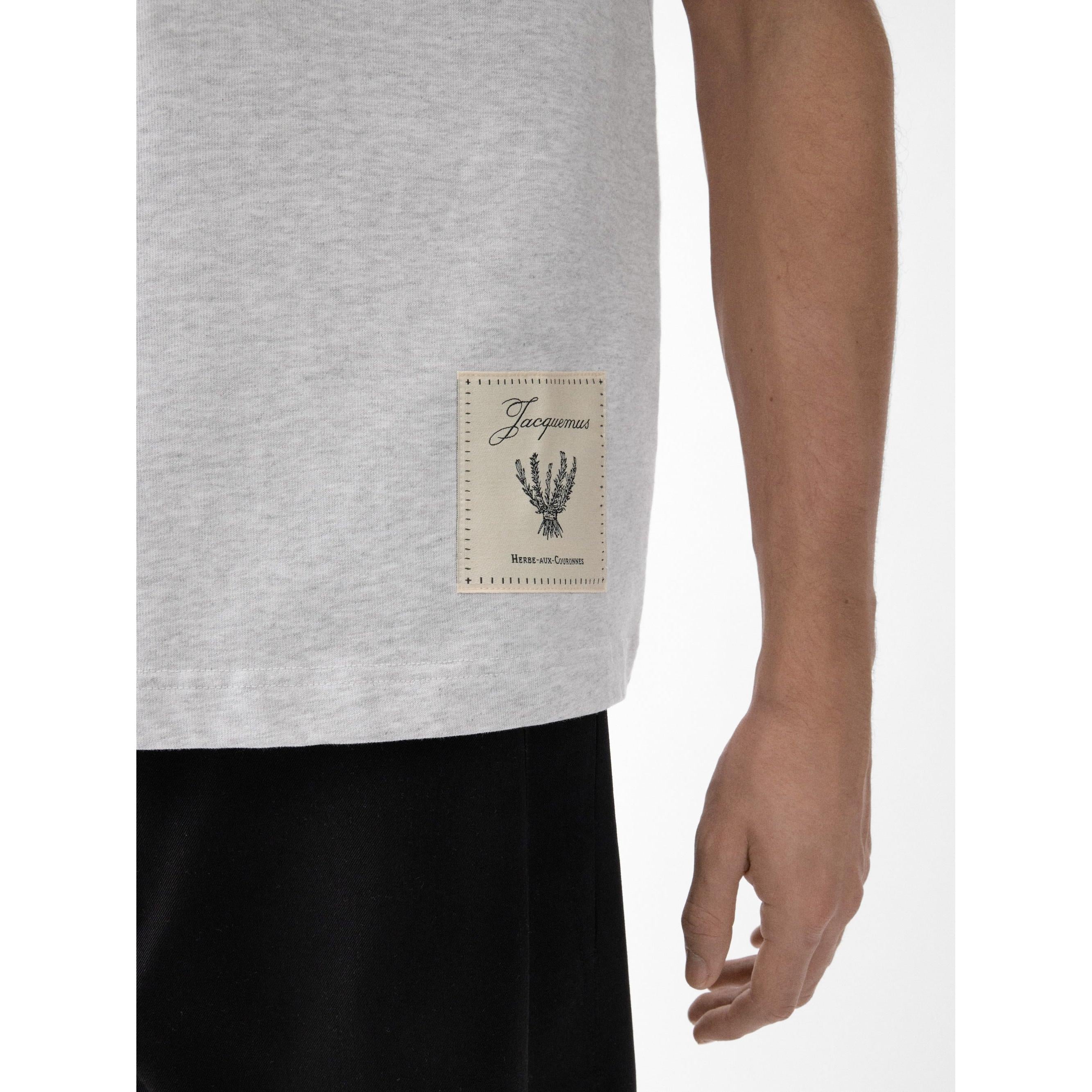 Jacquemus The Torneo Short-Sleeve T-Shirt Rosemary - Grey