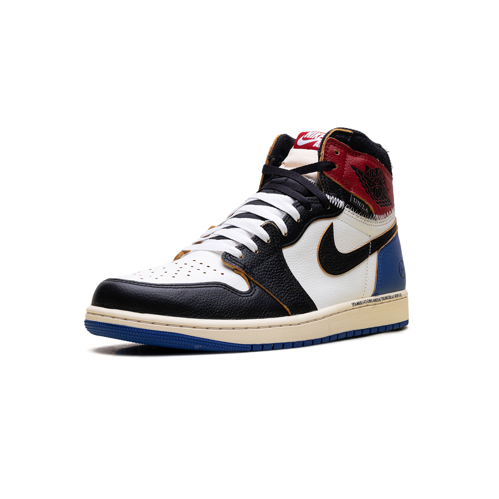 Jordan 1 Retro High OG - SP Fragment x Union LA Varsity Red Sport Royal