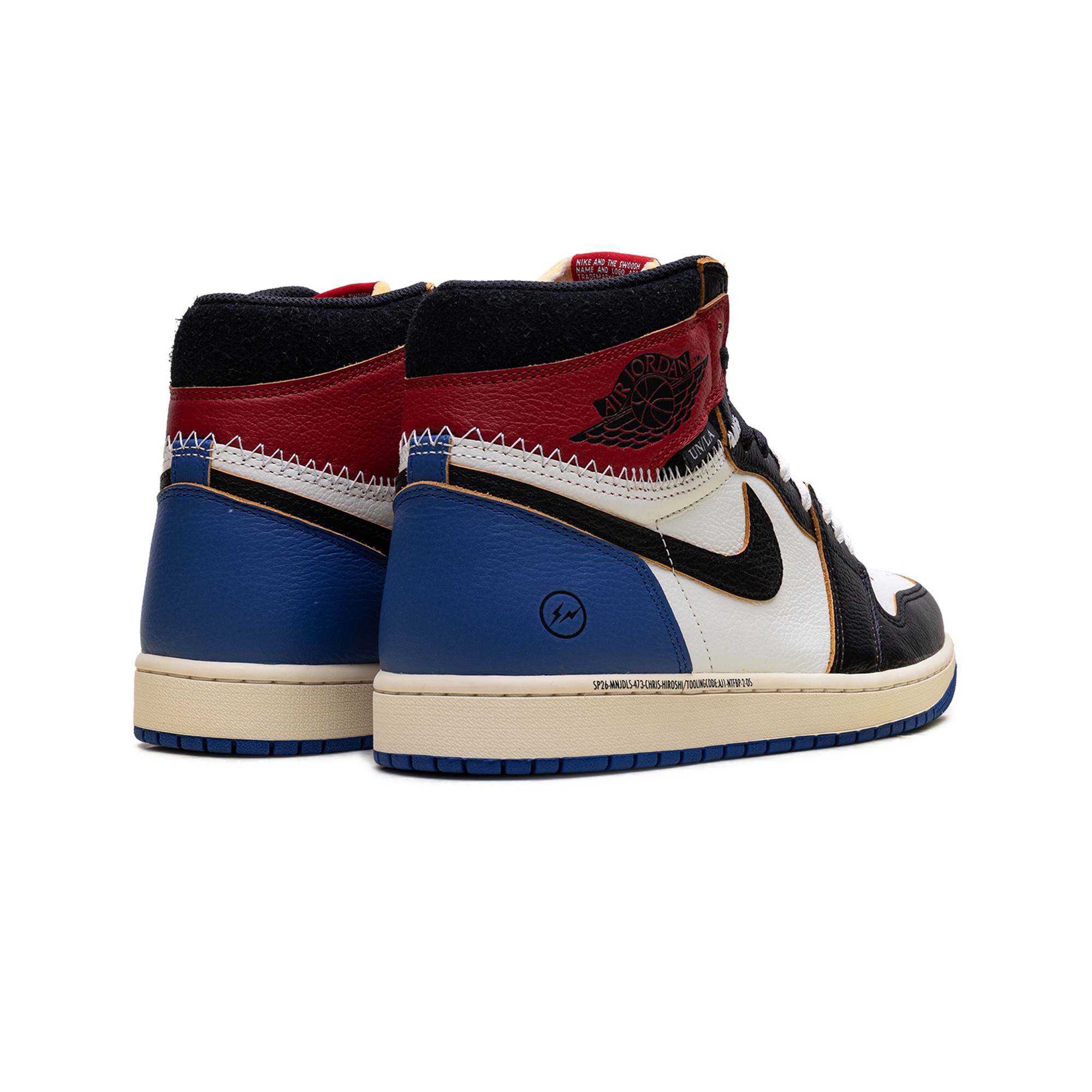 Jordan 1 Retro High OG - SP Fragment x Union LA Varsity Red Sport Royal