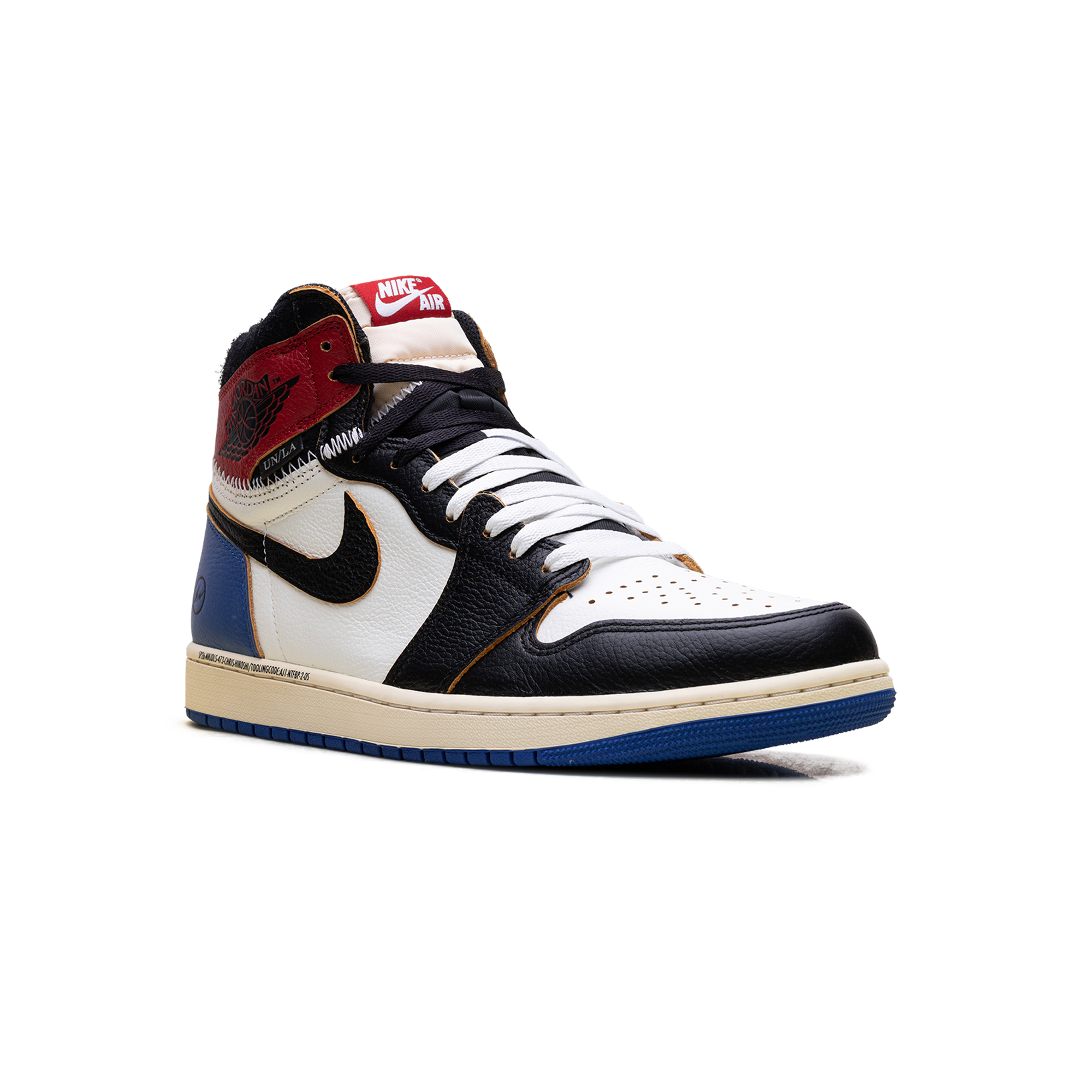 Jordan 1 Retro High OG - SP Fragment x Union LA Varsity Red Sport Royal