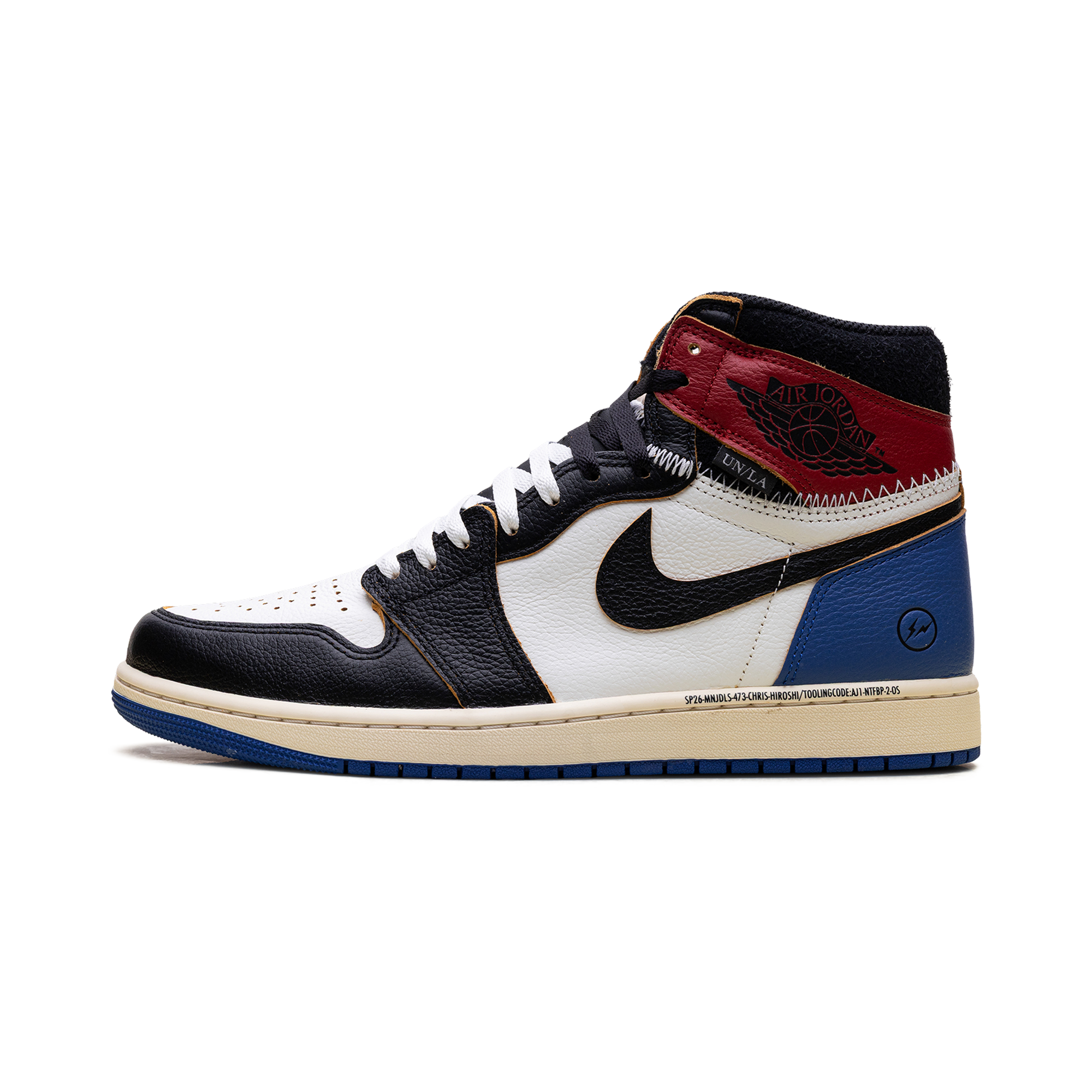 Jordan 1 Retro High OG - SP Fragment x Union LA Varsity Red Sport Royal