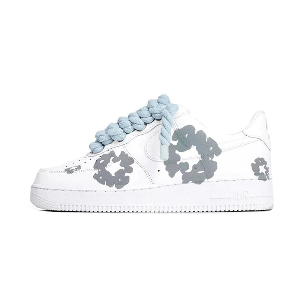 Nike Air Force 1 Low Rope Laces - Denim Tears Baby Blue