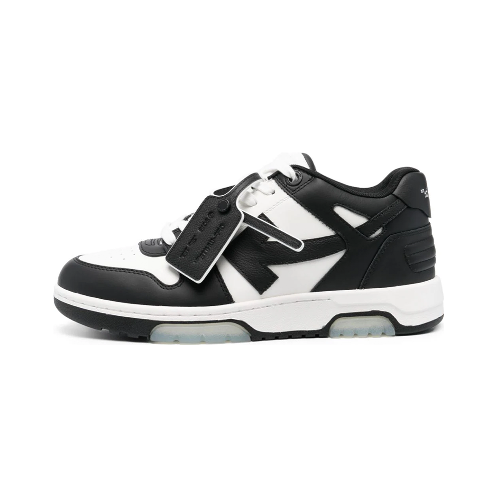 OFF-WHITE Out Of Office Low Tops - Black & White