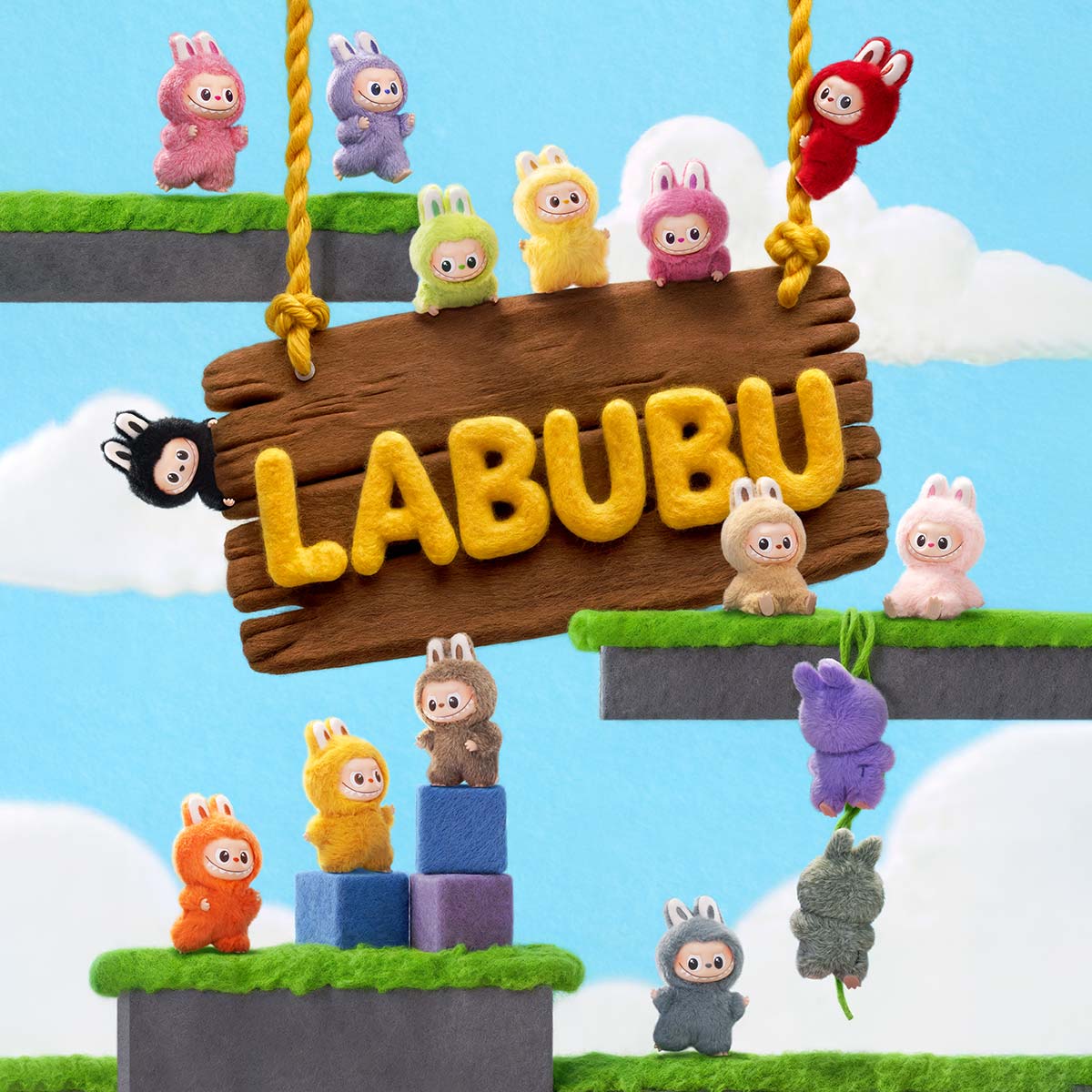 Pop Mart Labubu The Monsters - Pin for Love Series (N-Z
