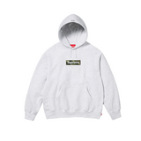 Supreme Box Logo Hooded Sweatshirt - Ash Grey