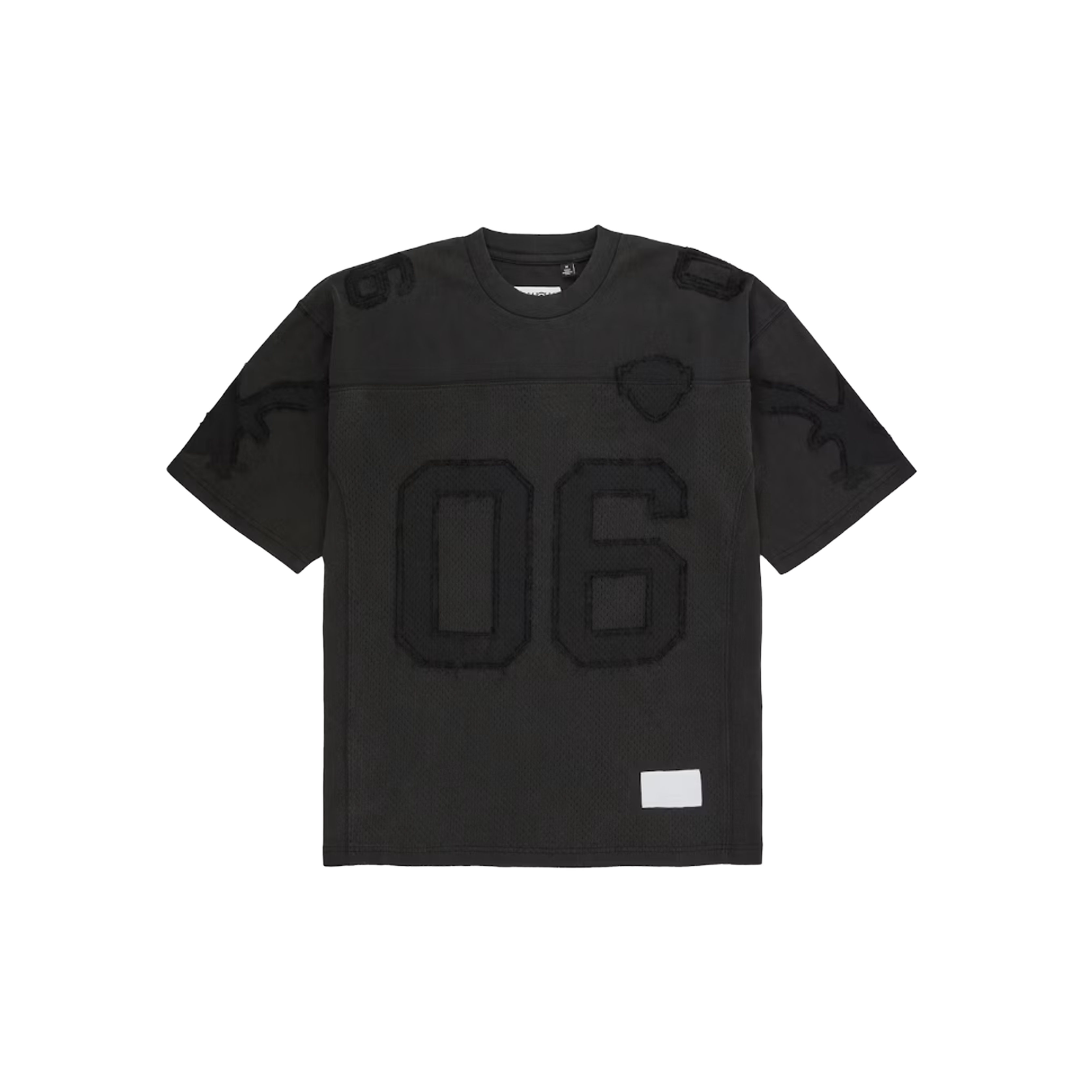 Supreme MM6 Maison Margiela Cotton Football Jersey - Black