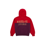 Supreme MM6 Maison Margiela Eagle Zip Up Hooded Sweatshirt - Red