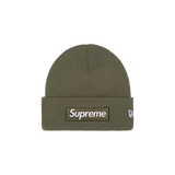 Supreme New Era Box Logo Beanie - Olive