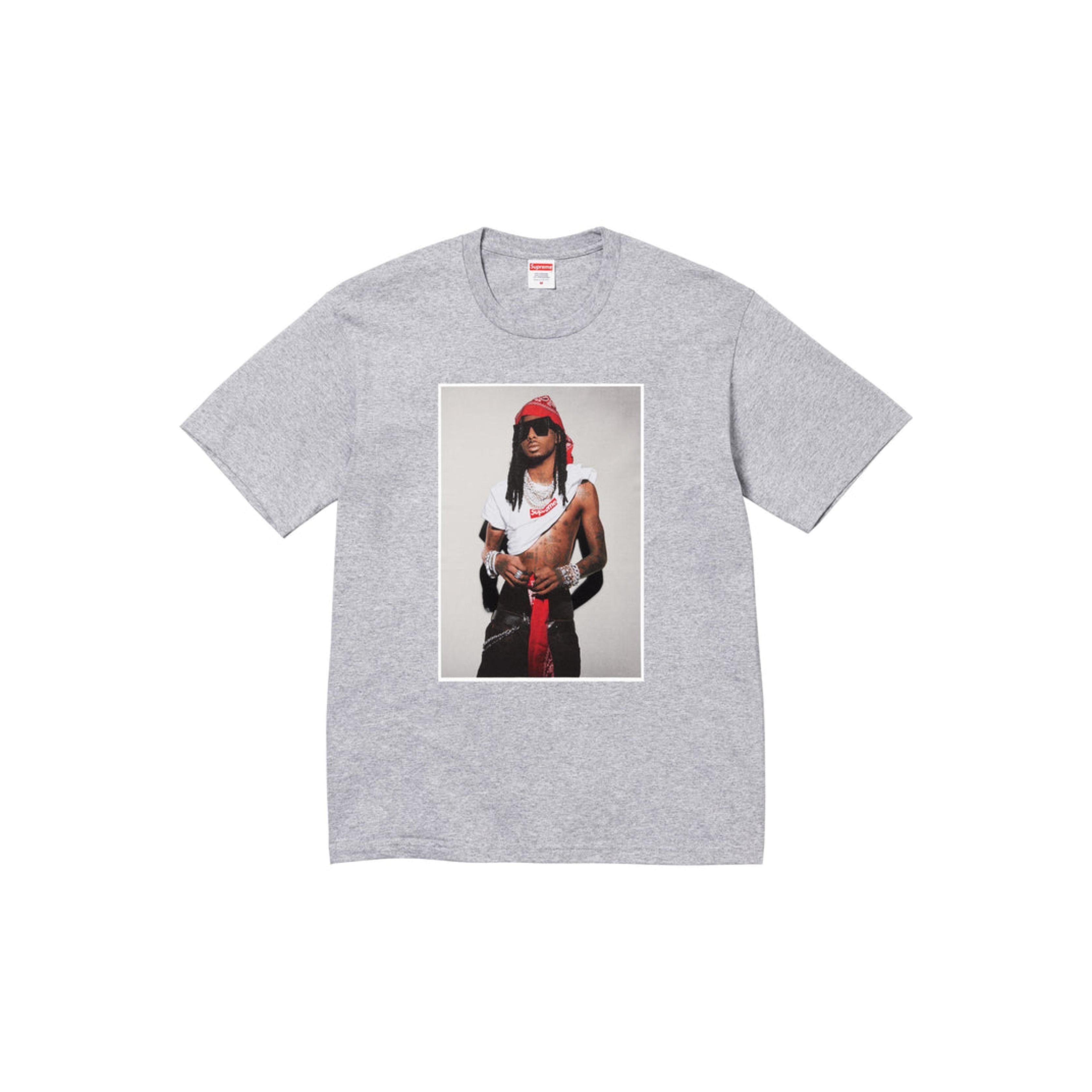 Supreme T-Shirt - Playboi Carti Grey