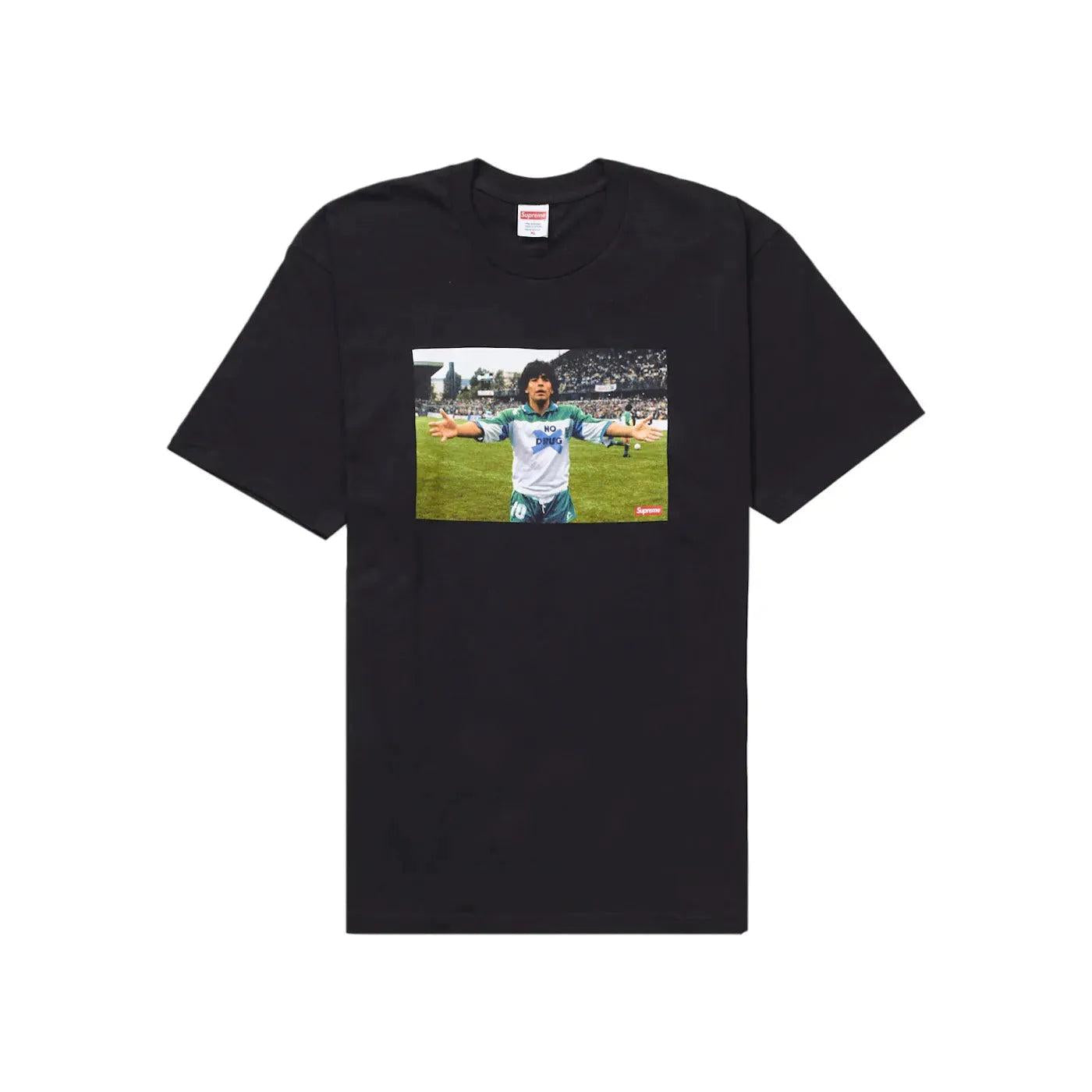 Supreme T-shirt - Maradona Black